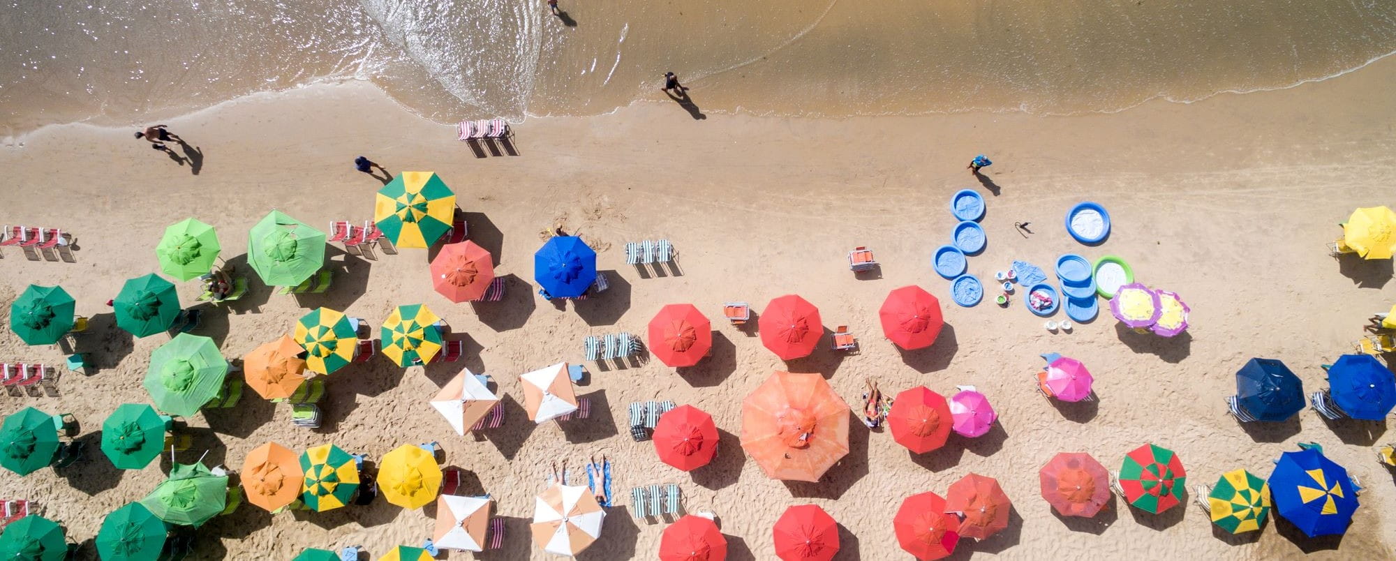 Beach from above
