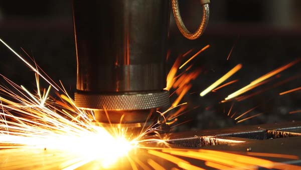 Zware machine aan het werk